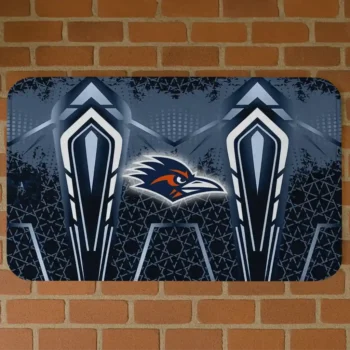 UTSA Roadrunners Graphic Stripes Orange Doormat