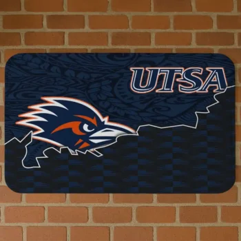 UTSA Roadrunners Tribal Detailing Orange Black Doormat