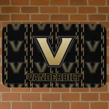Vanderbilt Commodores Bolt Row Black Doormat