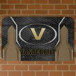 Vanderbilt Commodores Hexagon Oval Black Doormat