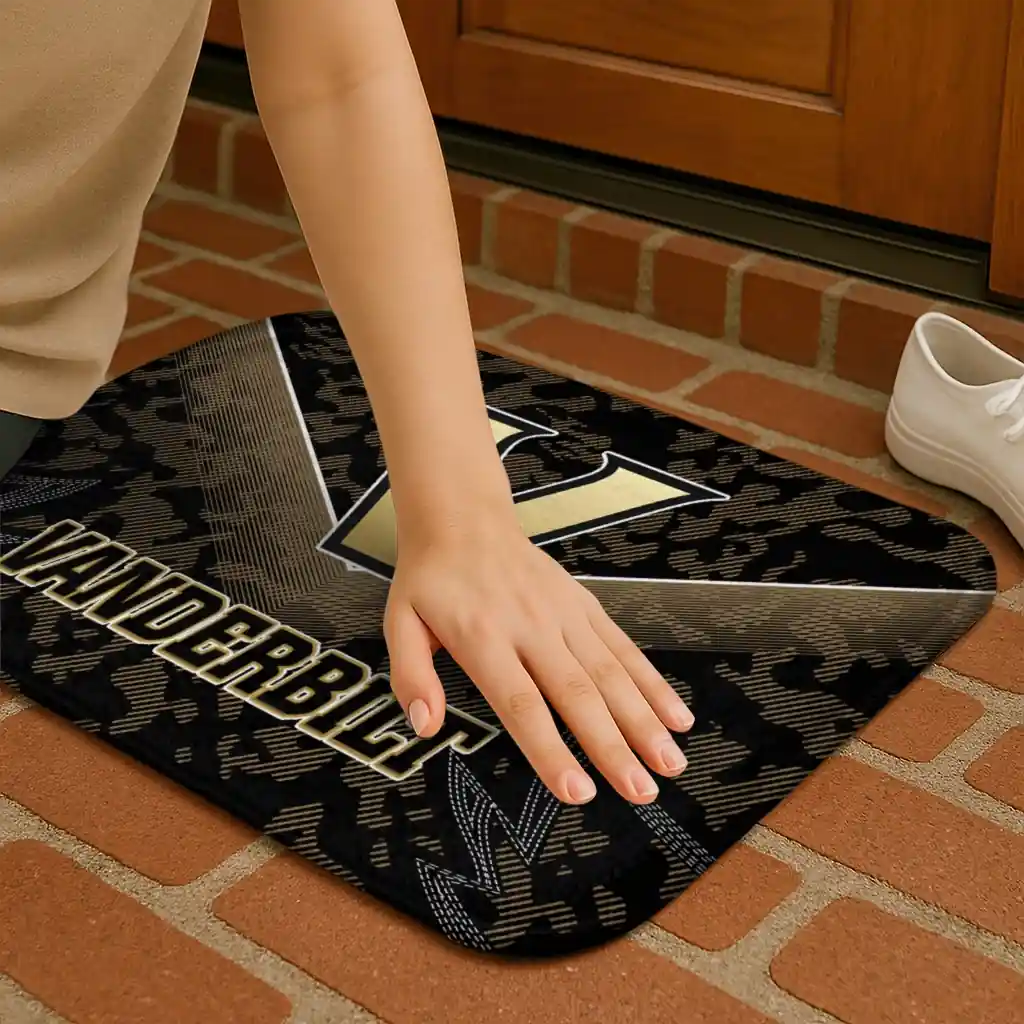 vanderbilt-commodores-layered-lines-black-doormat-premium-grade.webp