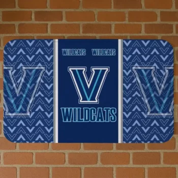 Villanova Wildcats Chevron Stack Navy Doormat