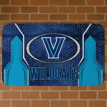 Villanova Wildcats Hexagon Oval Navy Doormat