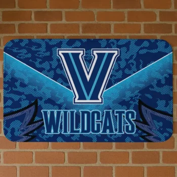Villanova Wildcats Layered Lines Navy Doormat