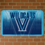 Villanova Wildcats Pixel Blur Navy Doormat