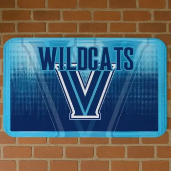 Villanova Wildcats Pixel Blur Navy Doormat