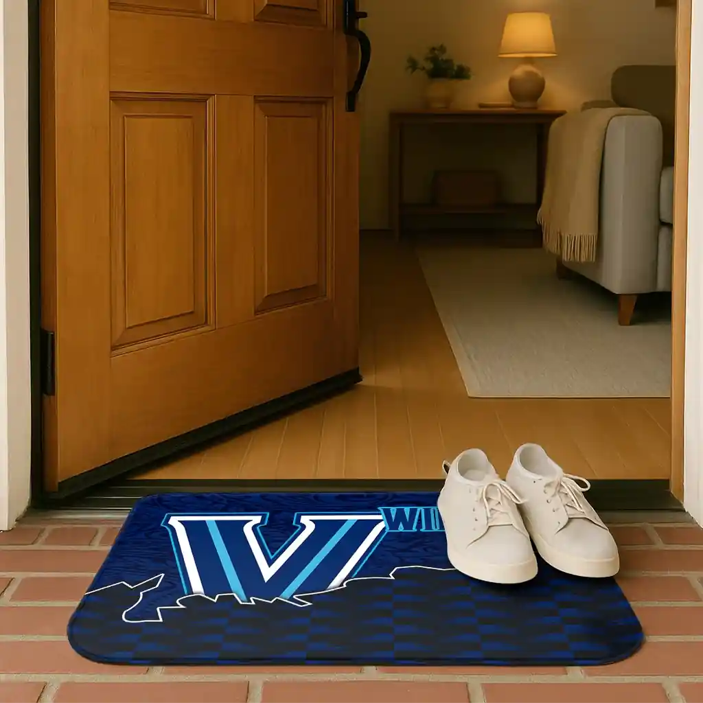villanova-wildcats-tribal-detailing-navy-black-doormat-fashion-forward.webp