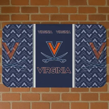 Virginia Cavaliers Chevron Stack Blue Doormat