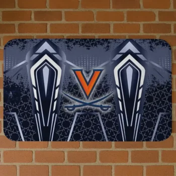 Virginia Cavaliers Graphic Stripes Blue Doormat