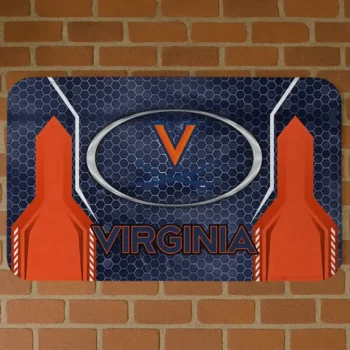 Virginia Cavaliers Hexagon Oval Blue Doormat