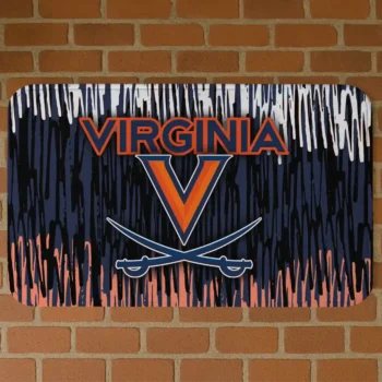 Virginia Cavaliers Vertical Flow Blue Doormat