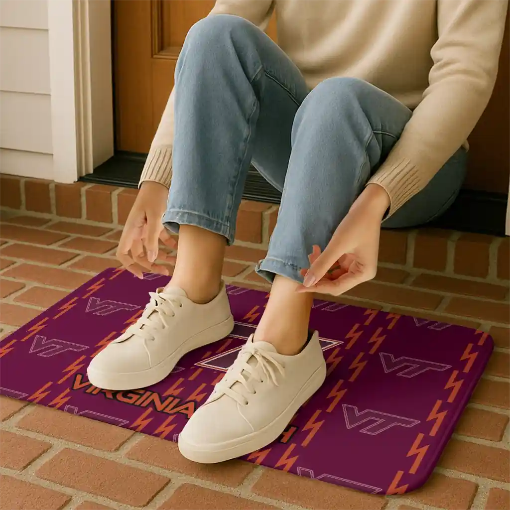 virginia-tech-hokies-bolt-row-maroon-doormat-top-rated.webp
