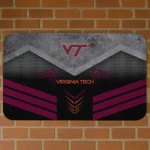 Virginia Tech Hokies Chevron Points Maroon Black Doormat