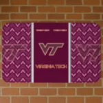 Virginia Tech Hokies Chevron Stack Maroon Doormat