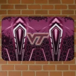 Virginia Tech Hokies Graphic Stripes Maroon Doormat
