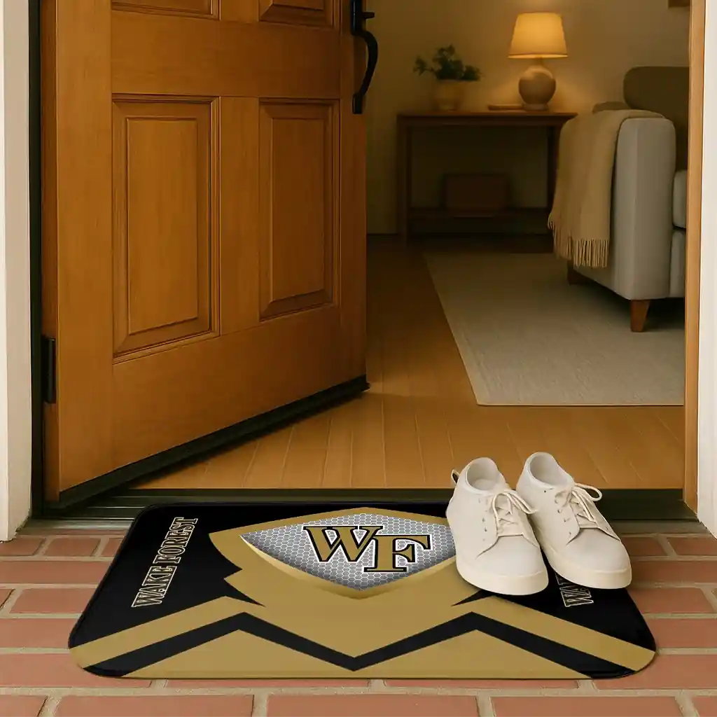 wake-forest-demon-deacons-ninja-mesh-gold-doormat-fashion-forward.webp