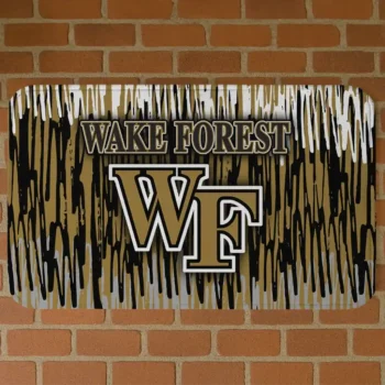 Wake Forest Demon Deacons Vertical Flow Gold Doormat