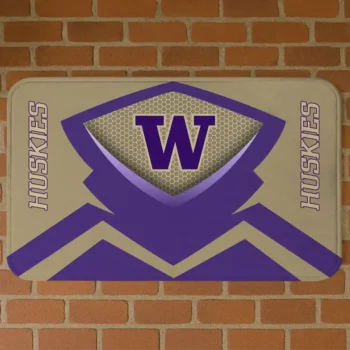 Washington Huskies Ninja Mesh Purple Doormat