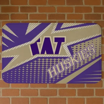 Washington Huskies Sharp Flash Purple Doormat
