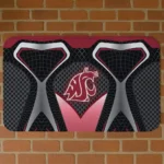 Washington State Cougars Torso Pattern Doormat