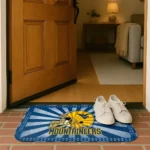 west-virginia-mountaineers-helmet-centerpiece-blue-doormat-best-selling.webp