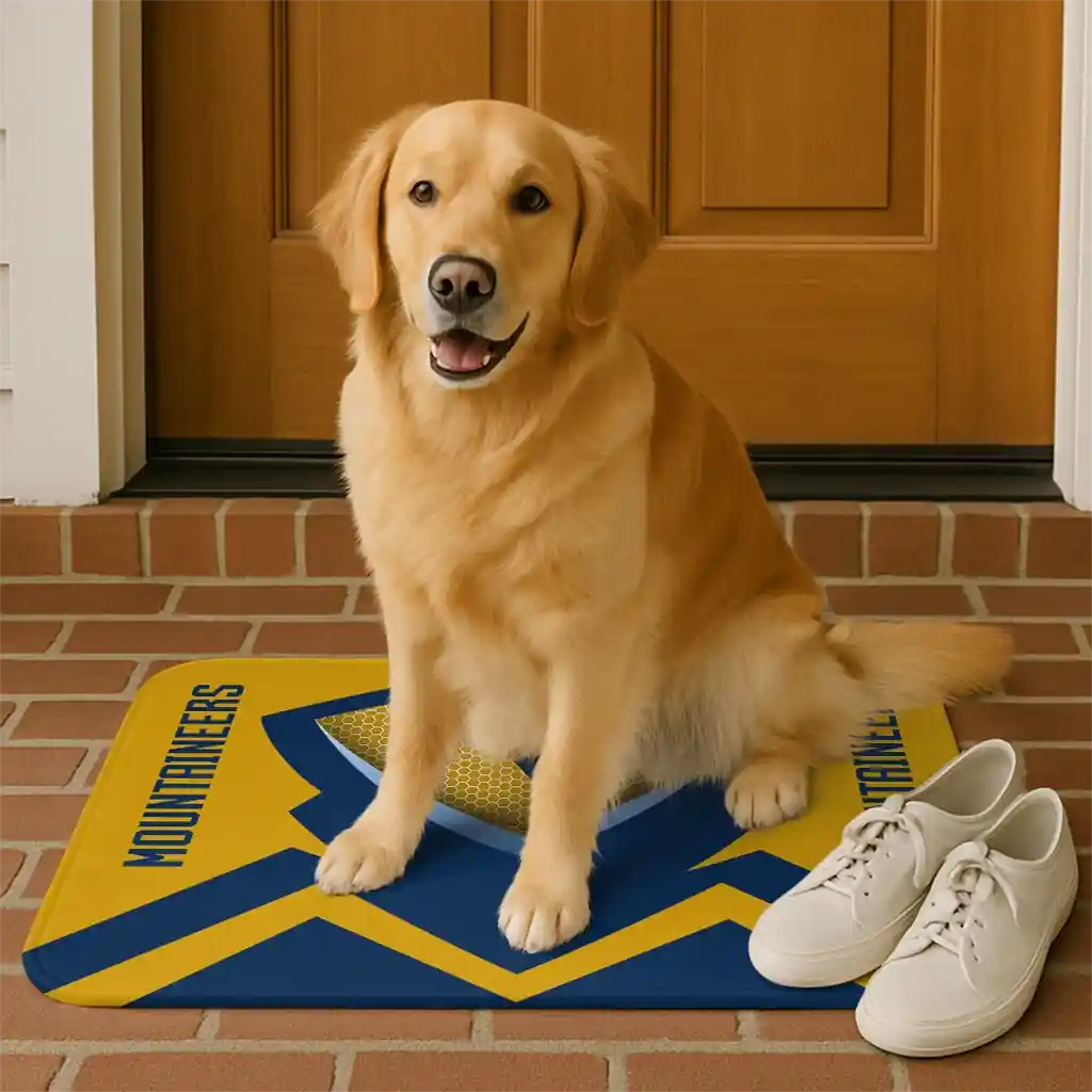 west-virginia-mountaineers-ninja-mesh-blue-doormat-high-quality.webp