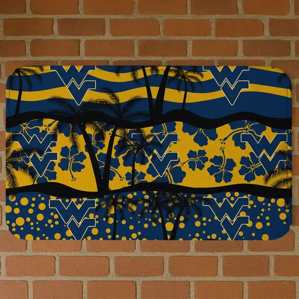 west-virginia-mountaineers-palm-silhouette-blue-black-doormat-best-selling.webp west virginia mountaineers palm silhouette blue black doormat best selling
