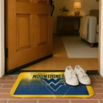 west-virginia-mountaineers-pixel-blur-blue-doormat-best-selling.webp