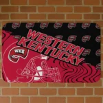 Western Kentucky Hilltoppers Football Pride Red Doormat