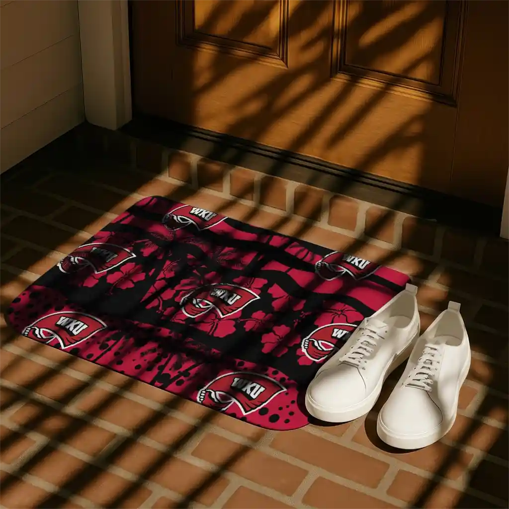 western-kentucky-hilltoppers-palm-silhouette-red-black-doormat-trendy.webp