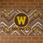 western-michigan-broncos-chevron-geometrics-brown-doormat-best-selling.webp