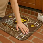 western-michigan-broncos-helmet-illustration-brown-doormat-best-selling.webp