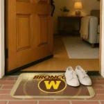 western-michigan-broncos-pixel-blur-brown-doormat-best-selling.webp