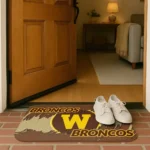 western-michigan-broncos-plate-rip-brown-doormat-best-selling.webp