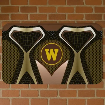 Western Michigan Broncos Torso Pattern Doormat