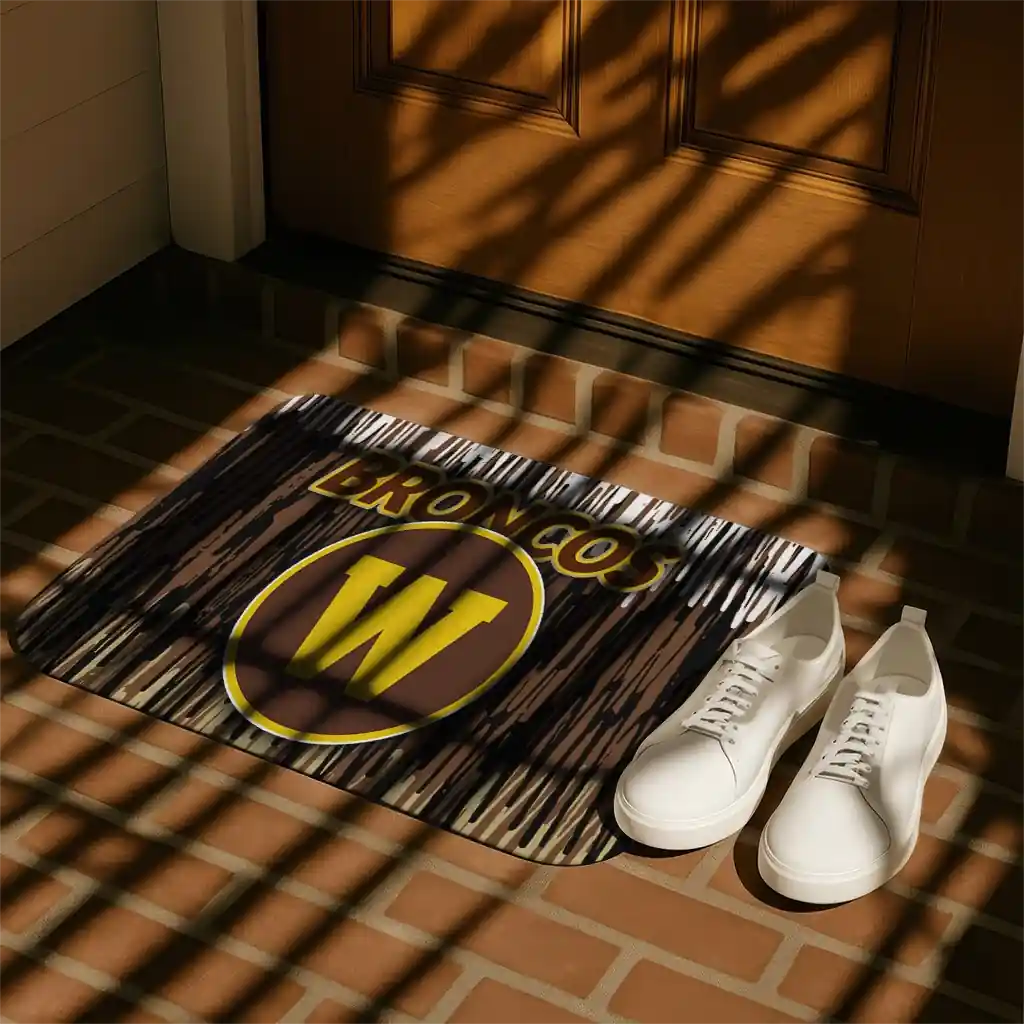 western-michigan-broncos-vertical-flow-brown-doormat-trendy.webp