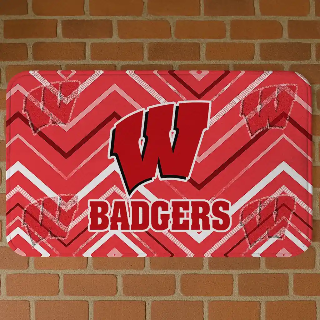 wisconsin-badgers-chevron-geometrics-red-doormat-best-selling.webp wisconsin badgers chevron geometrics red doormat best selling