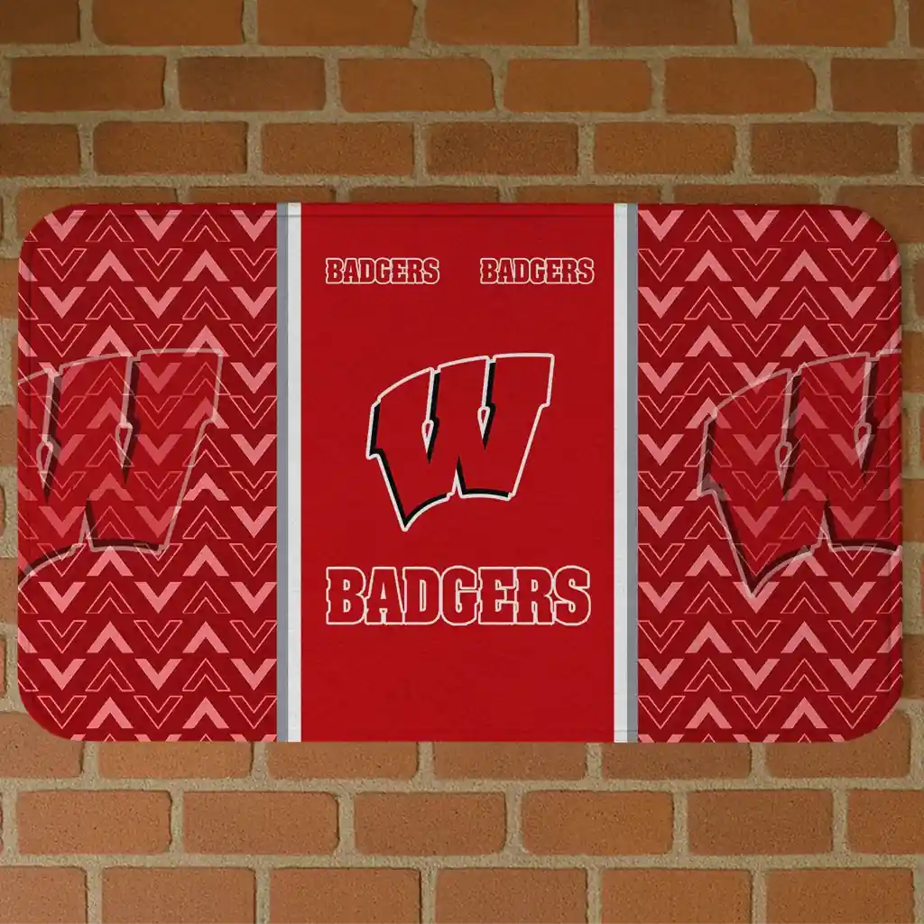 wisconsin-badgers-chevron-stack-red-doormat-best-selling.webp wisconsin badgers chevron stack red doormat best selling