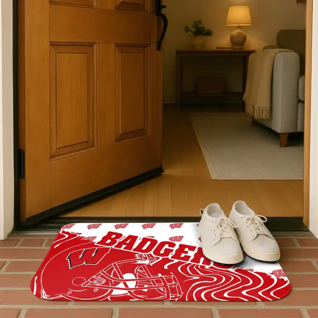 wisconsin-badgers-football-pride-red-doormat-fashion-forward.webp