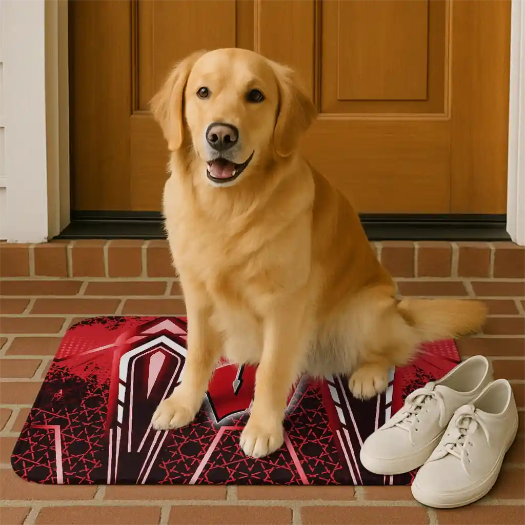 wisconsin-badgers-graphic-stripes-red-doormat-high-quality.webp