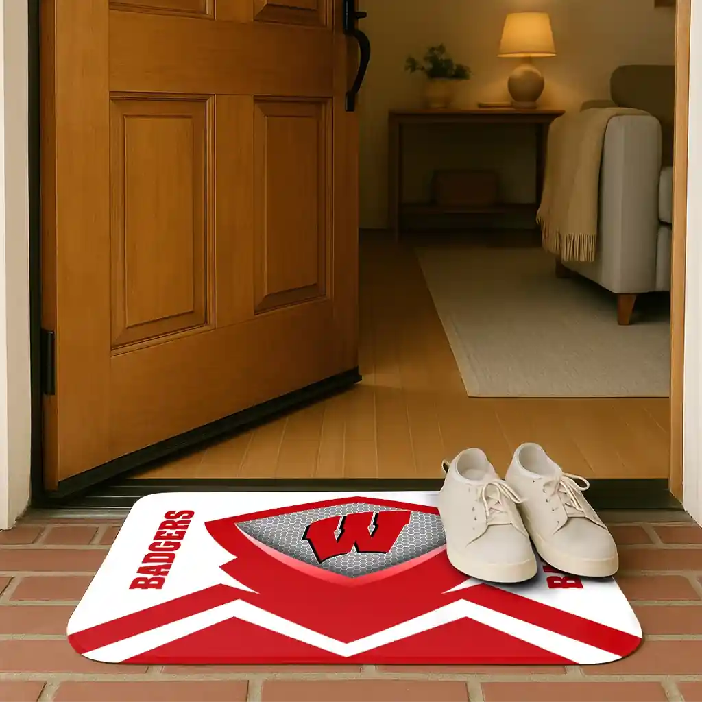 wisconsin-badgers-ninja-mesh-red-doormat-fashion-forward.webp