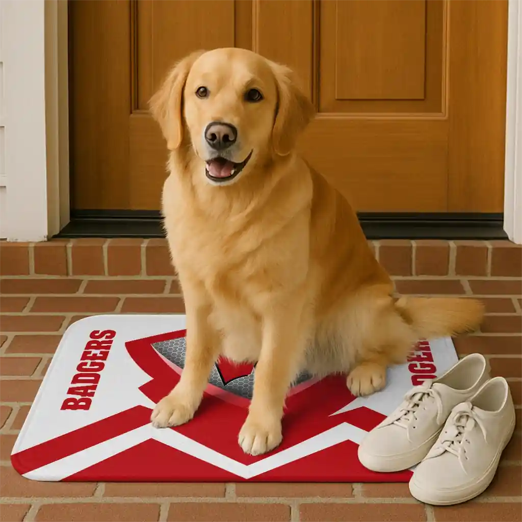 wisconsin-badgers-ninja-mesh-red-doormat-high-quality.webp