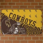 Wyoming Cowboys Football Pride Brown Doormat