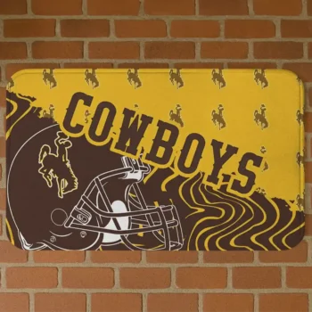 Wyoming Cowboys Football Pride Brown Doormat