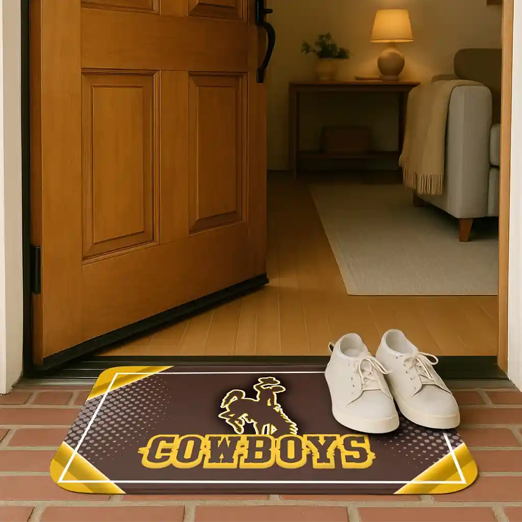 wyoming-cowboys-silver-halftone-brown-doormat-fashion-forward.webp